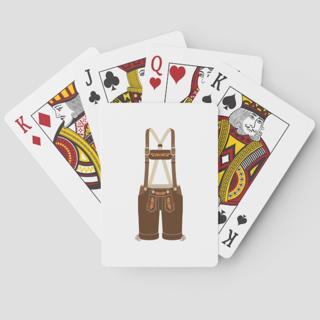 Lederhosen Playing Cards (Back)