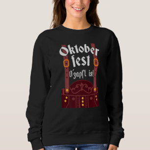 Lederhosen Suspenders Oktoberfest Bavarian Munich Sweatshirt