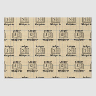 Ledger Whisperer Bookkeeper Tissue Paper