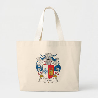 Ledo Family Crest Large Tote Bag