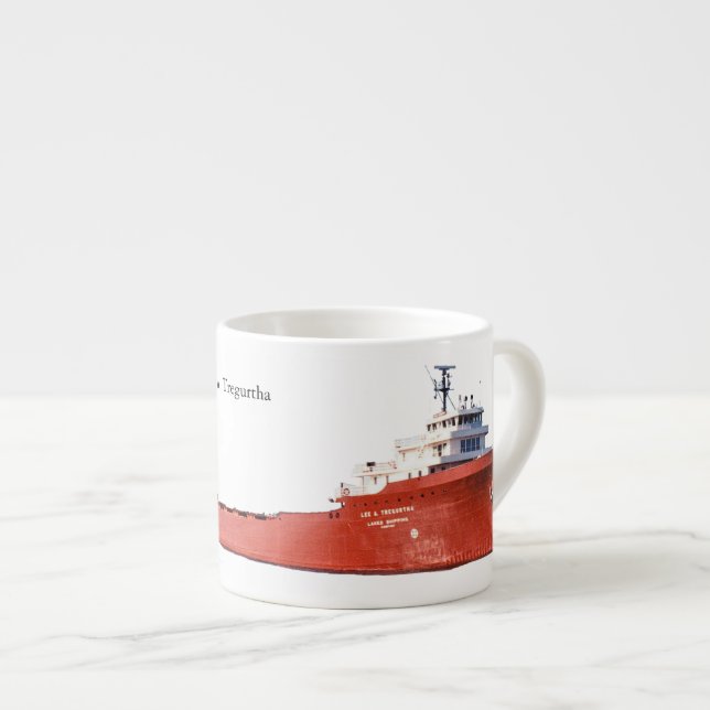Lee A. Tregurtha cutout espresso mug (Front Right)