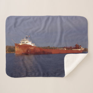 Lee A. Tregurtha sherpa blanket