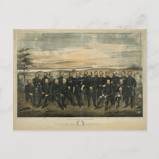 Lee And His General by Americus Patterson (1904) Postcard (Front)