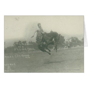 Lee Caldwell riding Flying Devil.