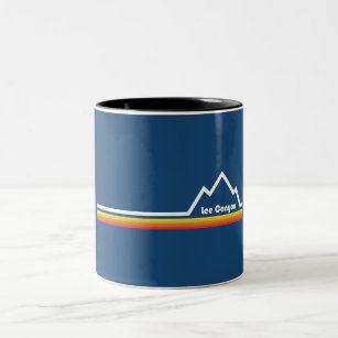 Lee Canyon Ski Resort Two-Tone Coffee Mug