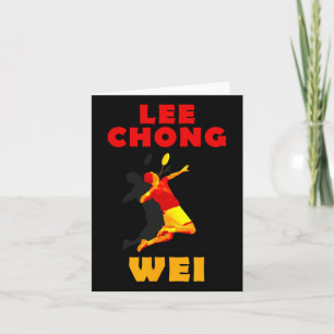 Lee Chong Wei Dminton Tee Card