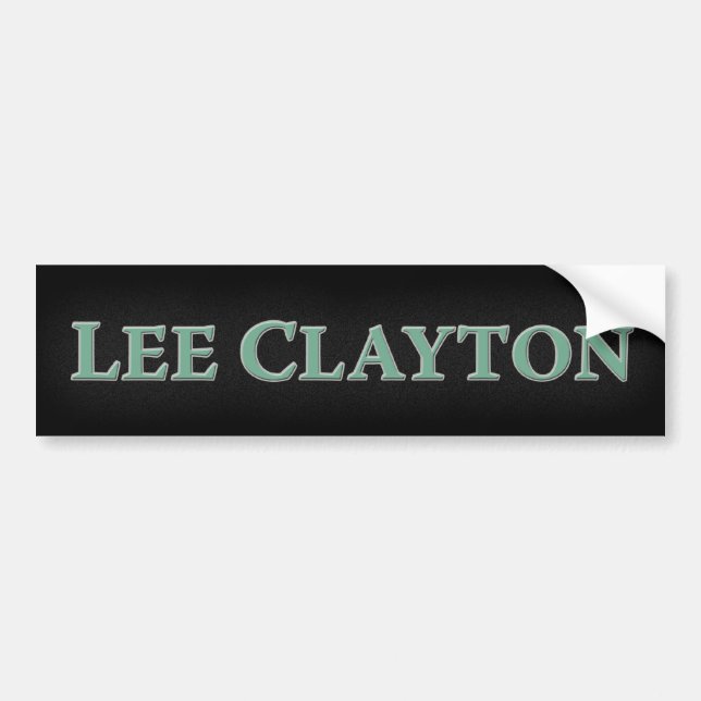 Lee Clayton Bumper Sticker (Front)