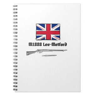 Lee Metford P1888 Rifle British  Notebook