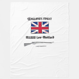 Lee Metford rifle Fleece Blanket