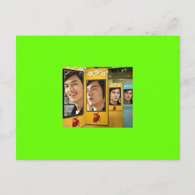 lee min ho fans for ever postcard (Front)