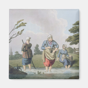 Leech Finders, from `Costume of Yorkshire' engrave Magnet