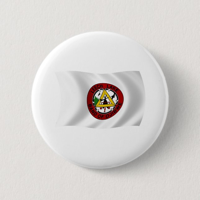 Leech Lake Reservation Flag Button (Front)