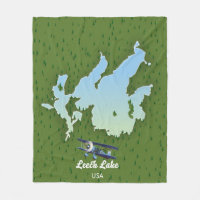 Leech lake Travel map
