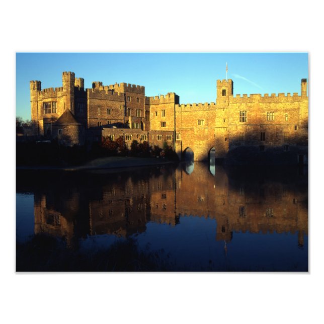 Leeds Castle, 12th c., Norman stronghold and Photo Print (Front)