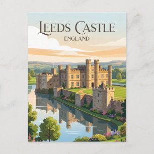 Leeds Castle England Postcard
