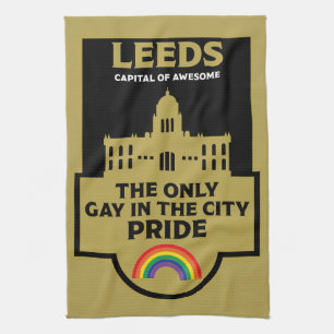 Leeds Gay Pride - Leeds England LGBT - Tea Towel