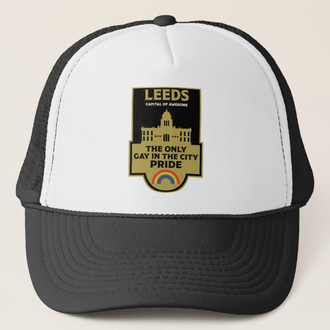 Leeds Gay Pride - Leeds England LGBT - Trucker Hat (Front)