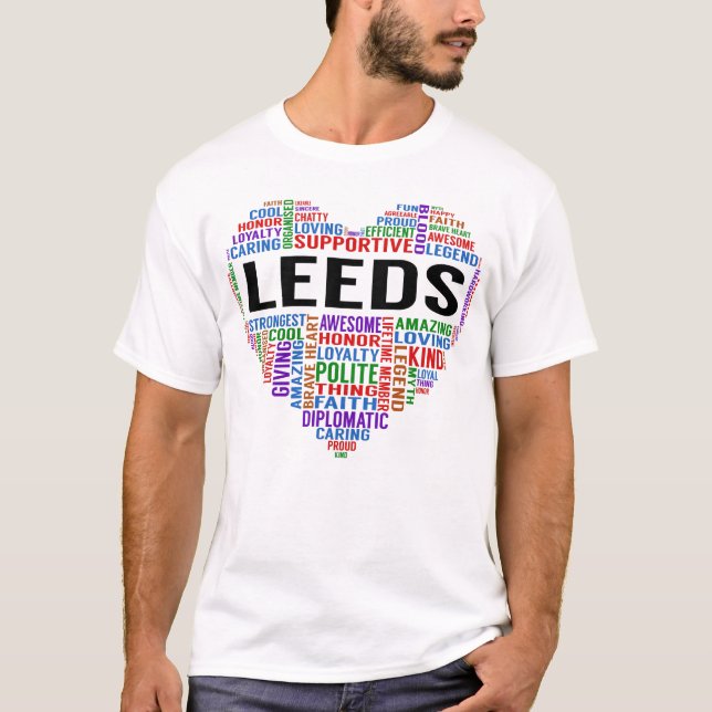 LEEDS Legend Heart T-Shirt (Front)