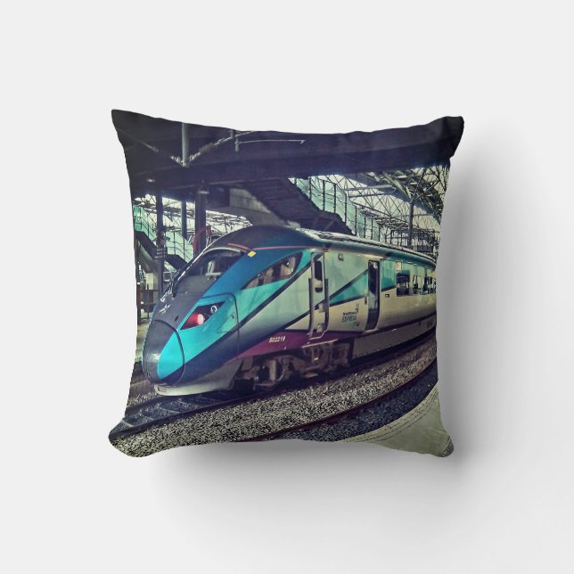 Leeds train  cushion (Front)