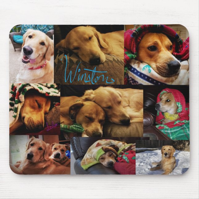 Leeloo & Winston Montage Mousepad (Front)