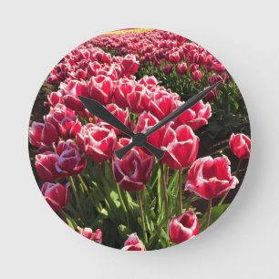 Leen Van Der Mark Tulips, Oregon Round Clock