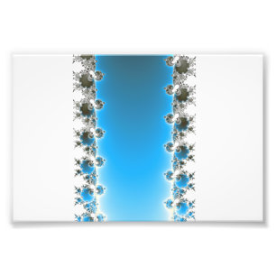 Leenece - Blue Fractal Photo Print