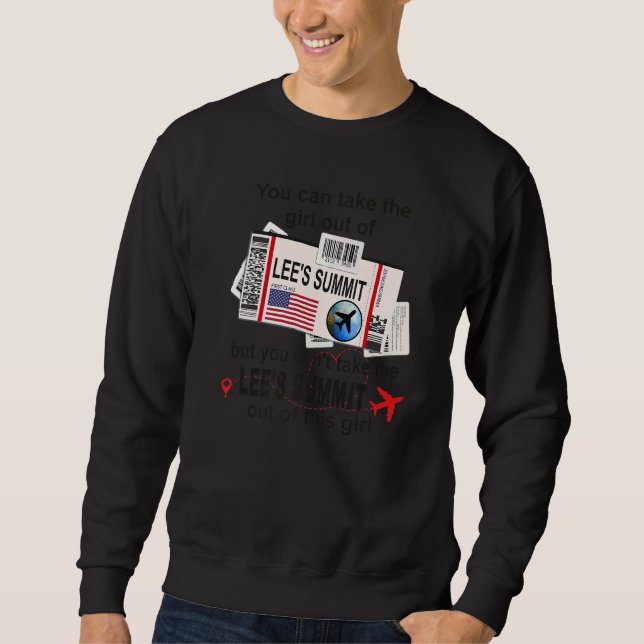 Lee's Summit Girl  Lee's Summit Boarding Pass Sweatshirt (Front)