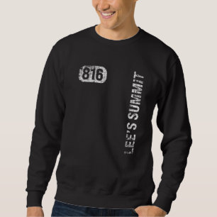 Lee's Summit Missouri 816 Area Code Vintage Retro Sweatshirt