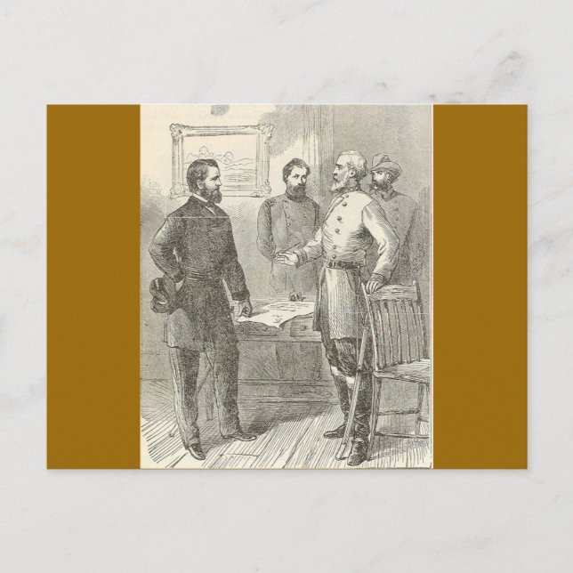 Lee's Surrender Postcard (Front)