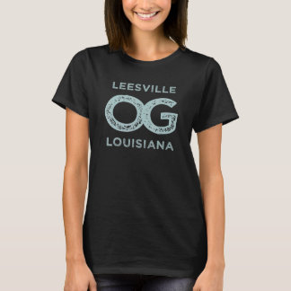 Leesville Louisiana Show Your Original Hometown Pr T-Shirt