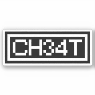 LEET CHEAT STICKER