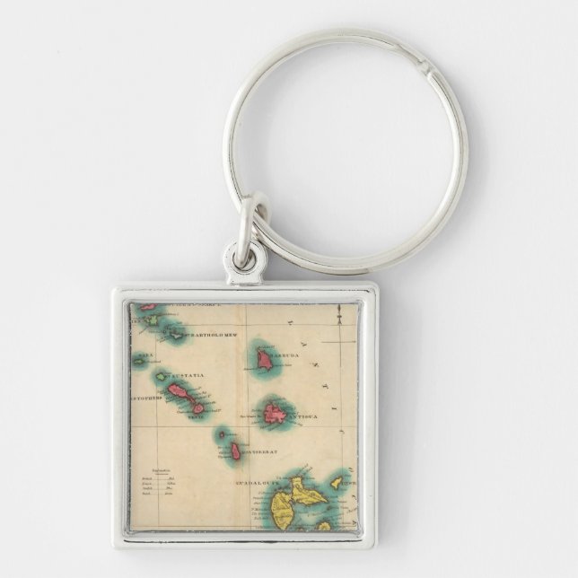 Leeward Islands Key Ring (Front)