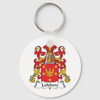 Lefebvre Family Crest Key Ring