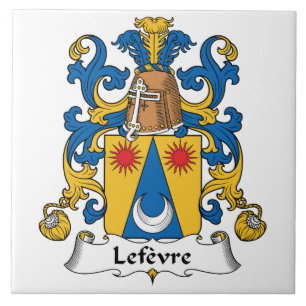 Lefevre Family Crest Tile