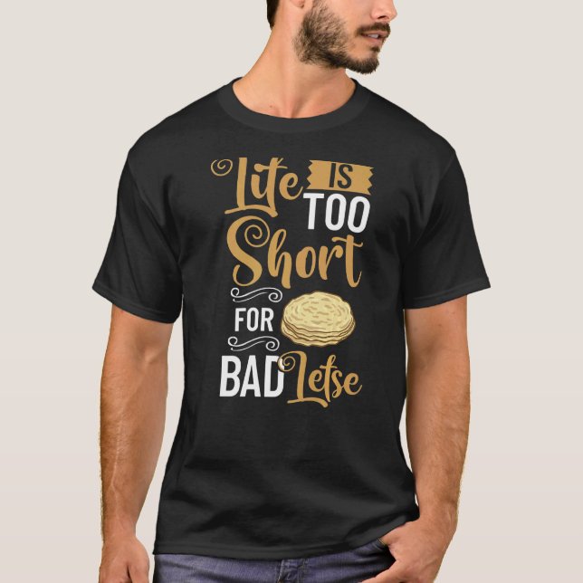 Lefse Norwegian Bread Recipe Maker Flatbread Rolli T-Shirt (Front)