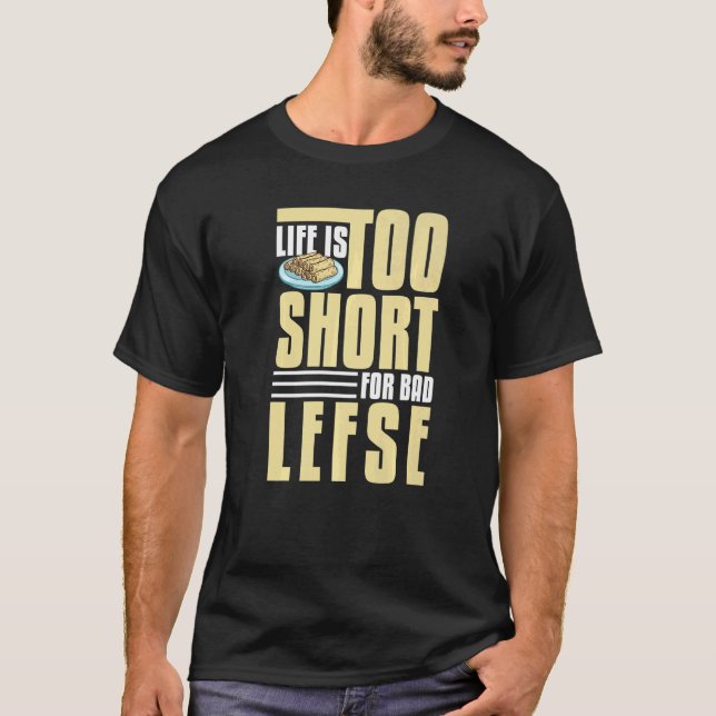 Lefse Norwegian Bread Recipe Maker Flatbread Rolli T-Shirt (Front)