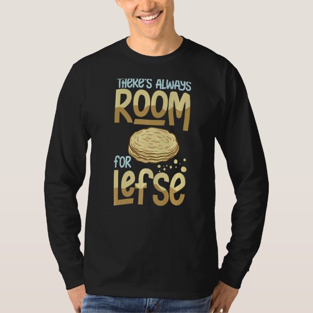 Lefse Norwegian Bread Recipe Maker Flatbread Rolli T-Shirt (Front)