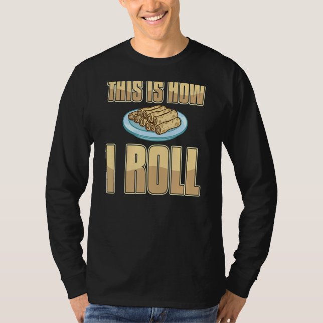 Lefse Norwegian Bread Recipe Maker Flatbread Rolli T-Shirt (Front)