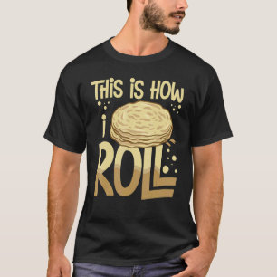 Lefse Norwegian Bread Recipe Maker Flatbread Rolli T-Shirt