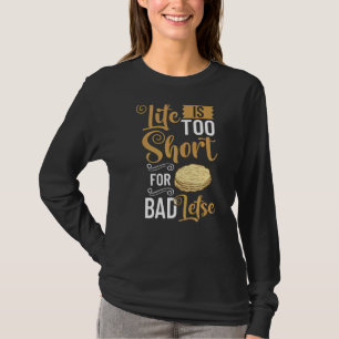 Lefse Norwegian Bread Recipe Maker Flatbread Rolli T-Shirt