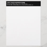 Left Aligned Plain Texts on Black Heading of