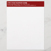 Left Aligned Plain Texts on Red Heading of