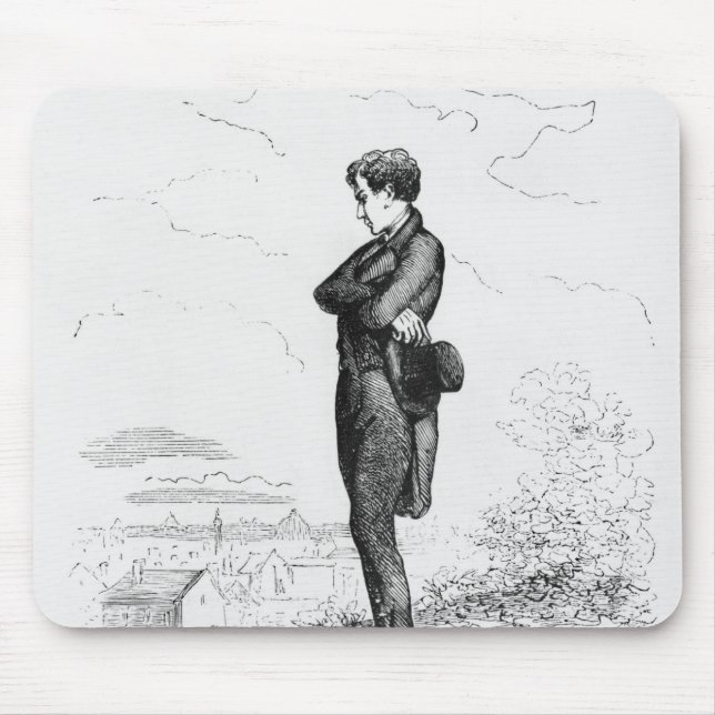 Left alone, Rastignac walked a few steps Mouse Pad (Front)