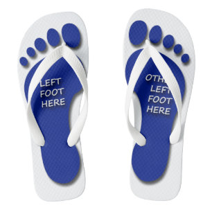 Left and Other Left Foot Jandals