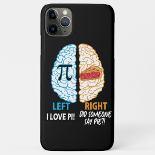 Left Brain Right Brain Pi Case-Mate iPhone Case