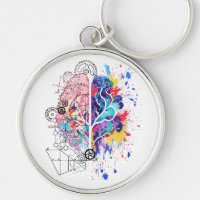 Left Brain vs Right Brain Creative Artwork