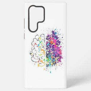 Left Brain vs Right Brain Creative Artwork Samsung Galaxy Case