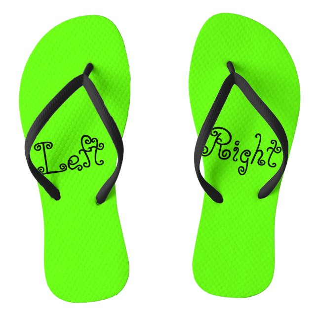 Left Foot Right Foot Jandals (Footbed)