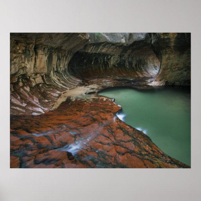 Left Fork | Zion National Park, Utah Poster (Front)