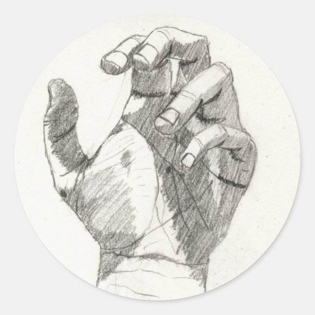 Left Hand (detail) stickers (Front)